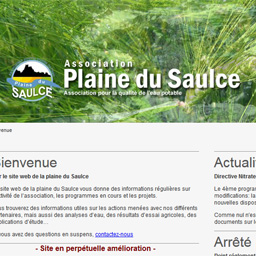 Portail Association Plaine du Saulce Agence Médias Création Auxerre - création de site internet à Auxerre - Yonne - Bourgogne